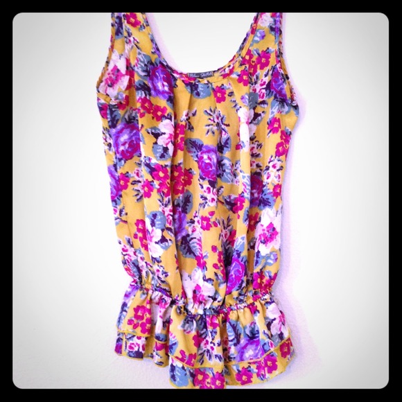 Floral tank top