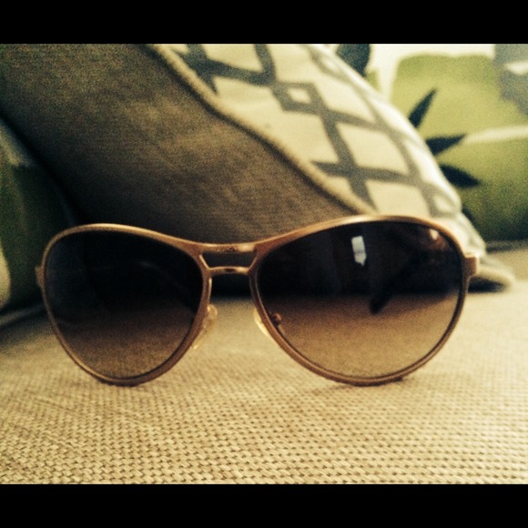 Gold Juicy aviators