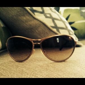 Gold Juicy aviators