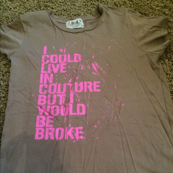 Vintage distressed look juicy couture Tshirt