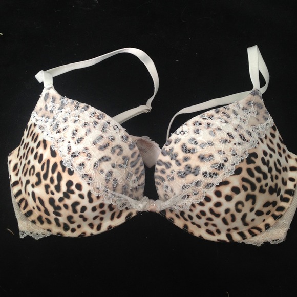 Leopard Victoria's Secret push-up bra 34c
