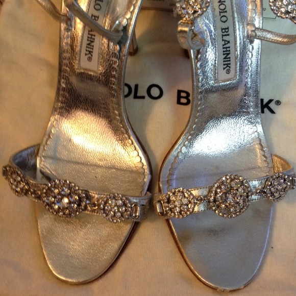 🎉HP 4x🎉 Jeweled Strappy Manolo's - Picture 3 of 4
