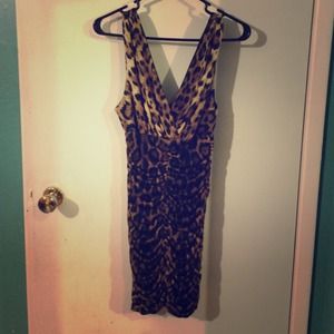 Leopard print dress