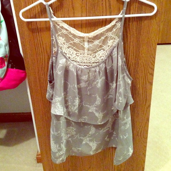 Dressy Tank with lace back!!