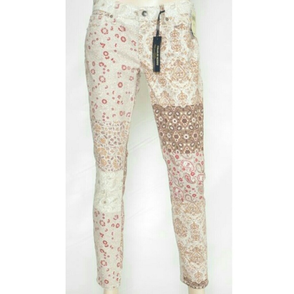 Patchwork Skinny Jeans