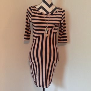 ✨Striped Stretch Mini Dress✨