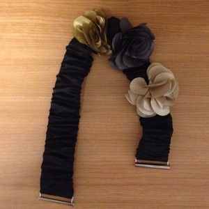 Anthropologie Floral belt