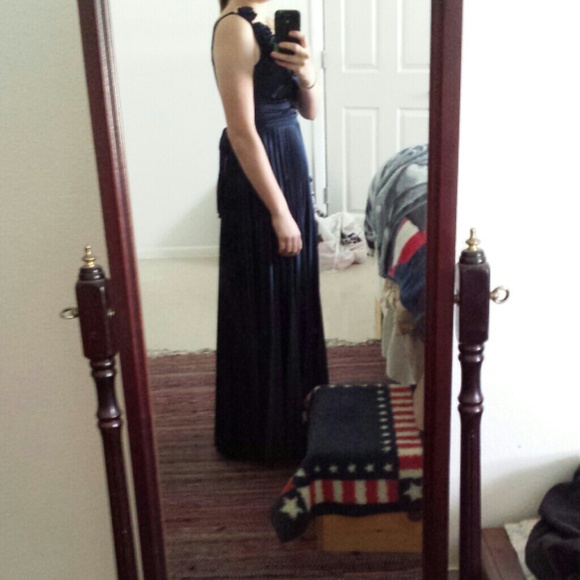 Navy semi formal dress