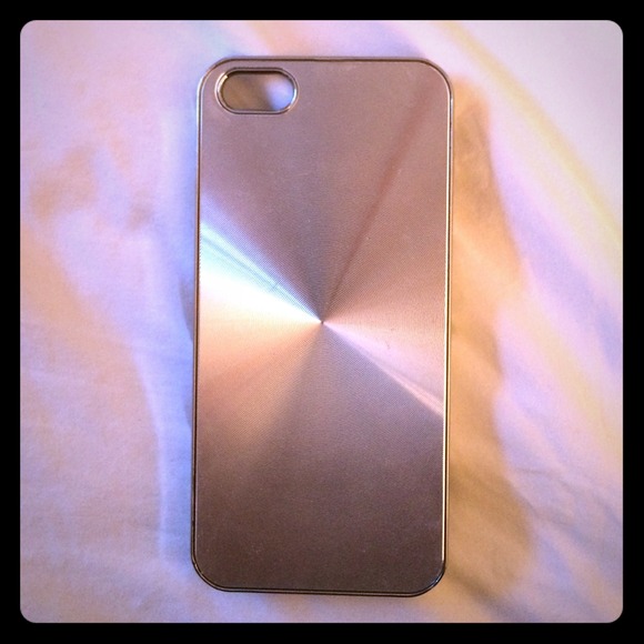 Silver iphone case