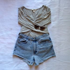 DKNY High Waisted Shorts