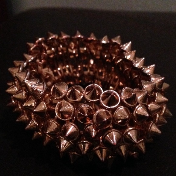 Gold Spiky Handcuff