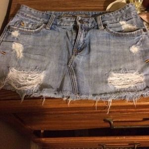 Abercrombie and Fitch destroyed skirt