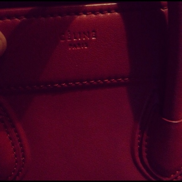 Authentic Red Hot Celine Phantom 2014 Tote!!! - Picture 3 of 4