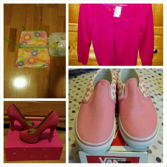 Hot pink heels