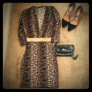 Leopard Midi dress