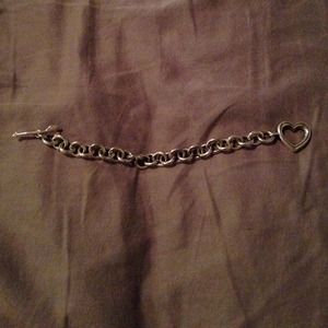 Retired Tiffany & co open heart and arrow bracelet