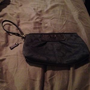 Coach wristlet purse