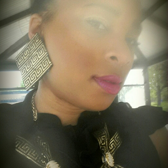 Afro Centric Inspired Earrings & Matching Necklace