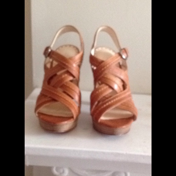 Coach platform sandals