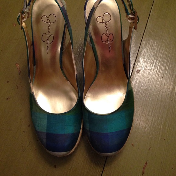 Plaid Wedge sandals!