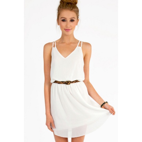 🚺REDUCED Square One Tank White Summer Dress💟