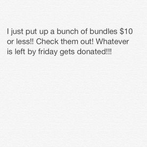 LAST CALL ON EVERYTHING!!!