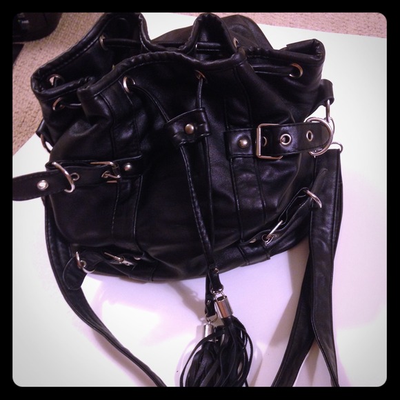 Black cross body bag