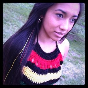 Feather hair extensions