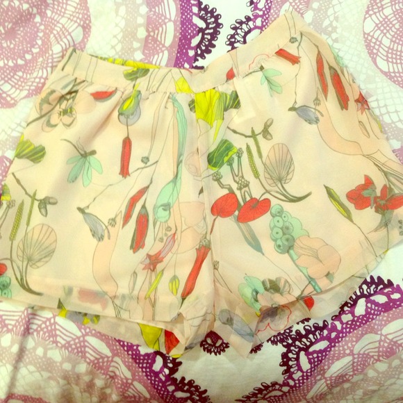 H&M Conscious Collection Floral Shorts
