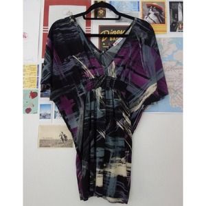 VINTAGE Flowly Printed Dress