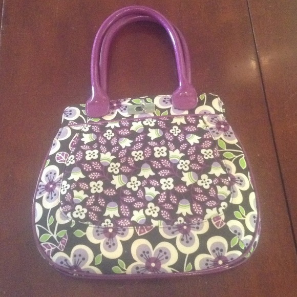 Vera Bradley Plum Petals--SOLD ON EBAY