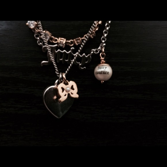 💕Authentic Juicy Couture layer necklace🌸