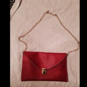Red envelope gold chain purse❤️