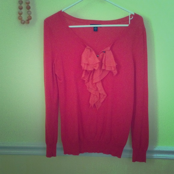 Ruffle sweater