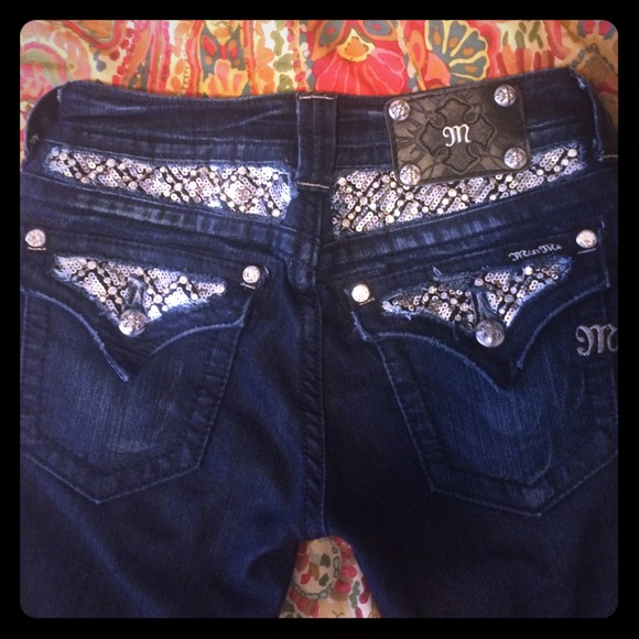 Miss me boot cut jeans.