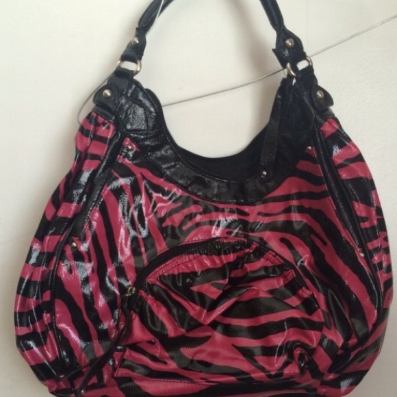 Pink zebra purse💗