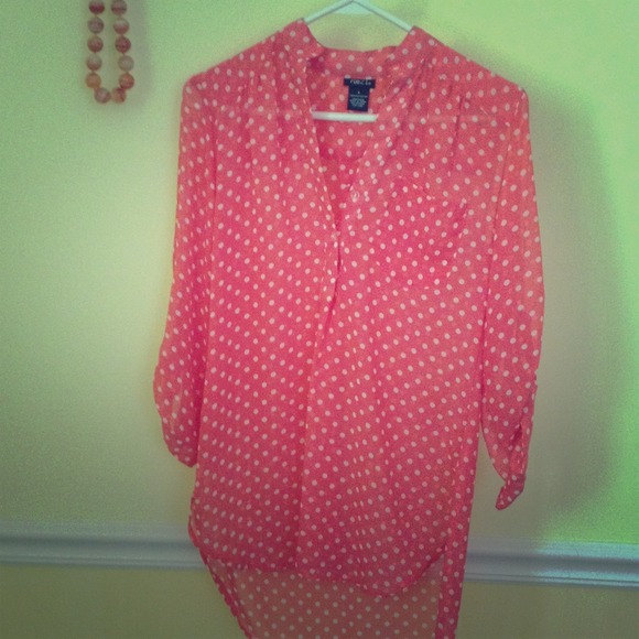 Polkadot high low top