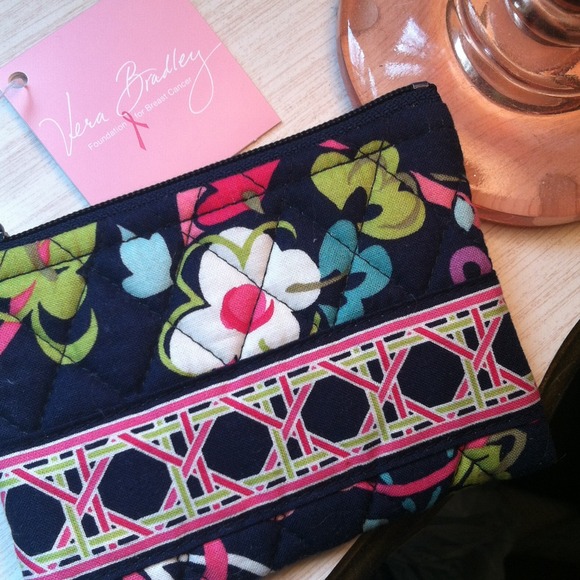 Vera Bradley "Ribbons" coin purse.