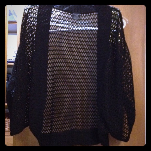 Black bolero sweater! Very classy!