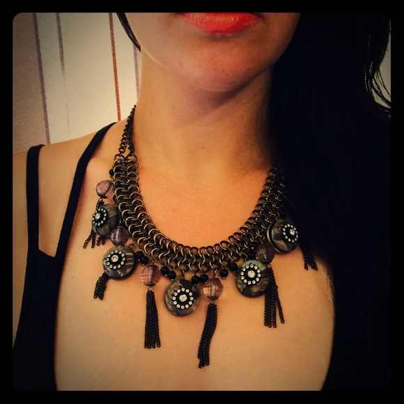 Rare Sweet Lola antique Bronze Necklace