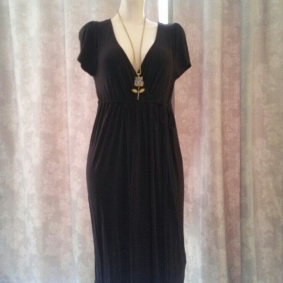J. Crew Dresses & Skirts - *SOLD* J.CREW BASIC LONG BLACK DRESS