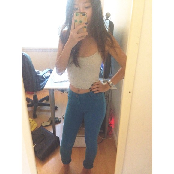 SOLD🚫Colored Blue Jeans