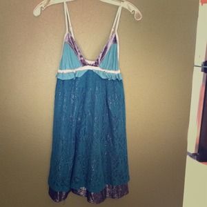 Free People mixed media dress