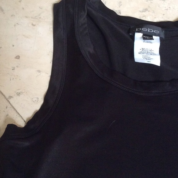 Reduced Black stretchy tank top never worn - Picture 2 of 2