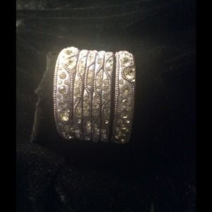 Set of 4 lavender and diamonds