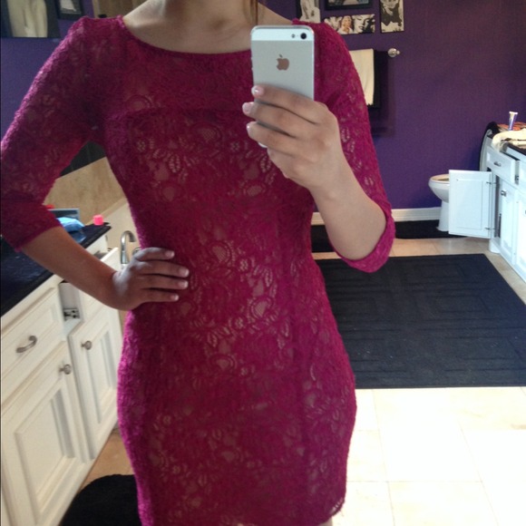 Armani exchange lace dress