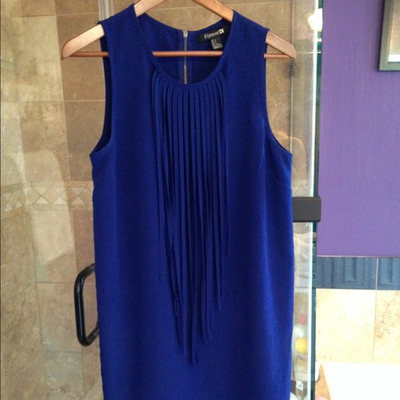 Royal blue dress