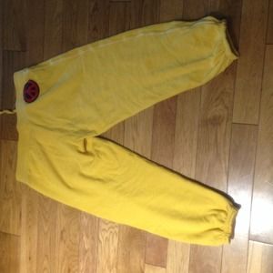 Yellow Victoria's Secret sweats