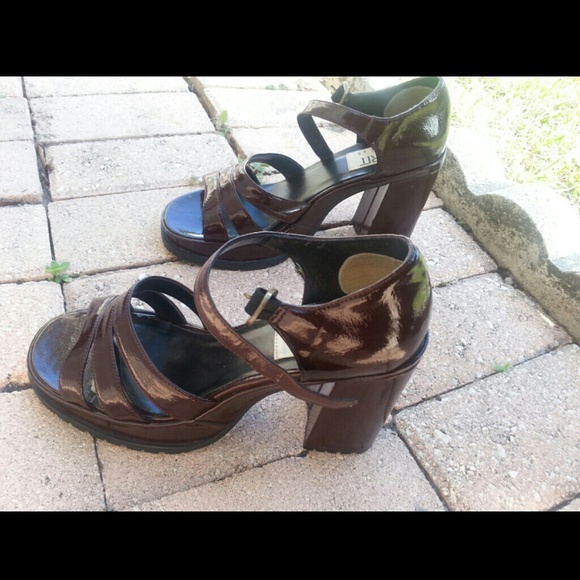 Burgundy ESPIRIT Thick Heeled - Picture 4 of 4