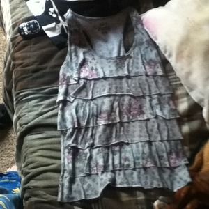 Mudd tank top, floral print, large, adorable!